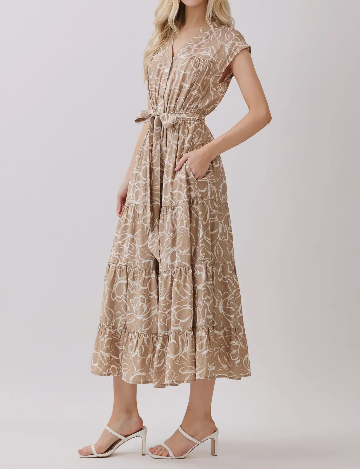 MALA Tiered Maxi Dress