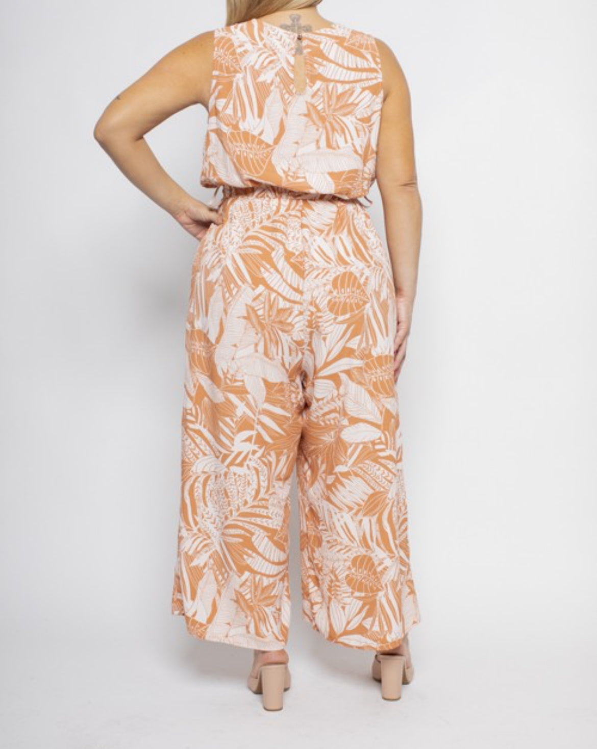 LEHUA Plus Size Tropical Jumpsuit