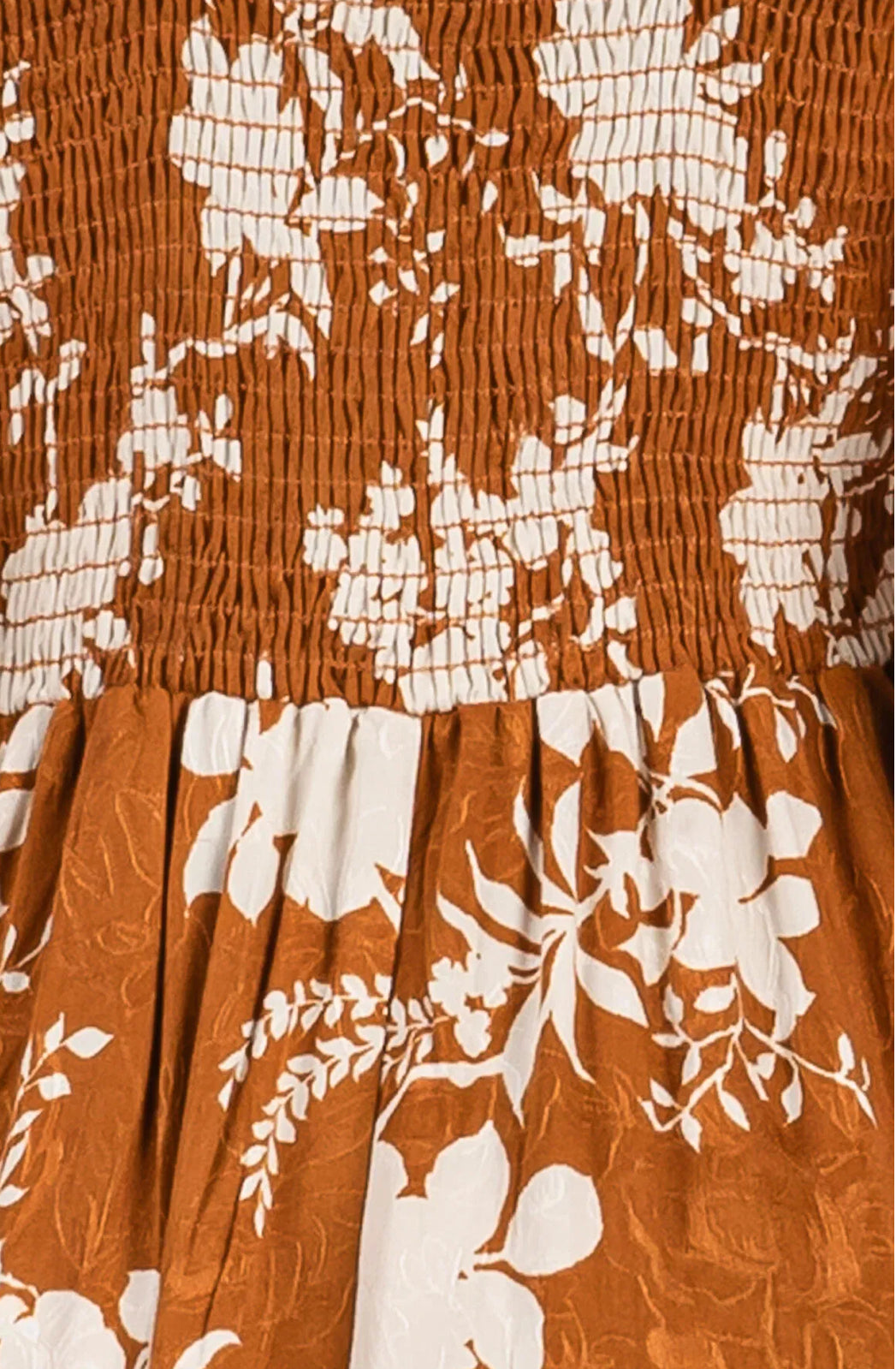 AKALA Caramel Floral Dress