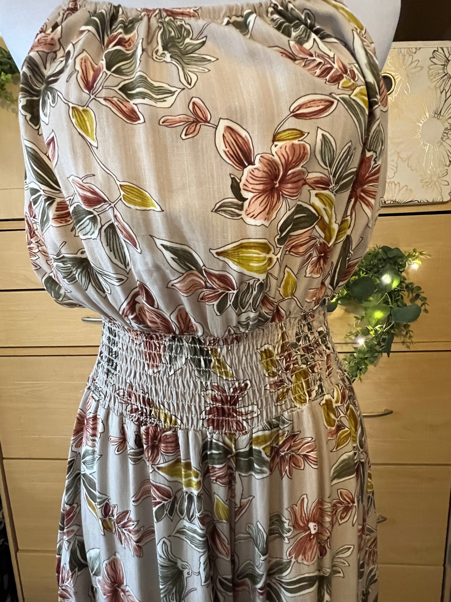 TIFFANY Floral Halter Jumpsuit