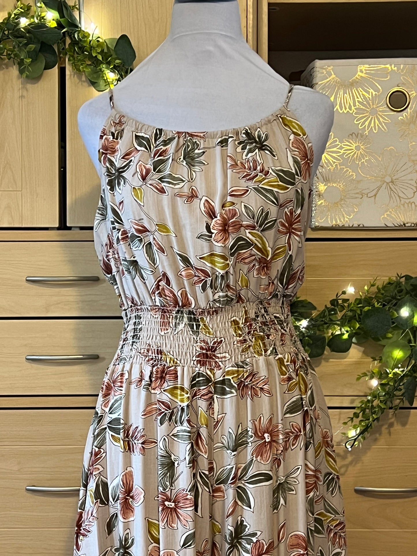 TIFFANY Floral Halter Jumpsuit