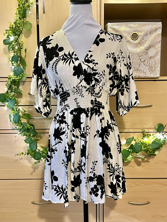 NANI V-Neck Smocked Romper