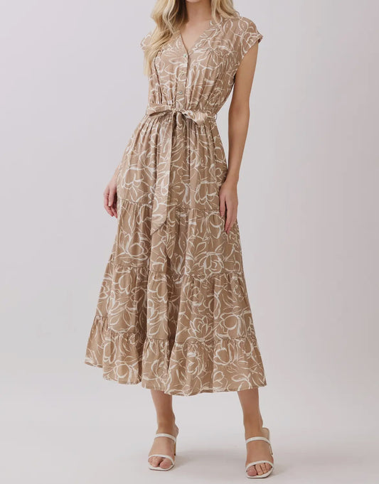 MALA Tiered Maxi Dress