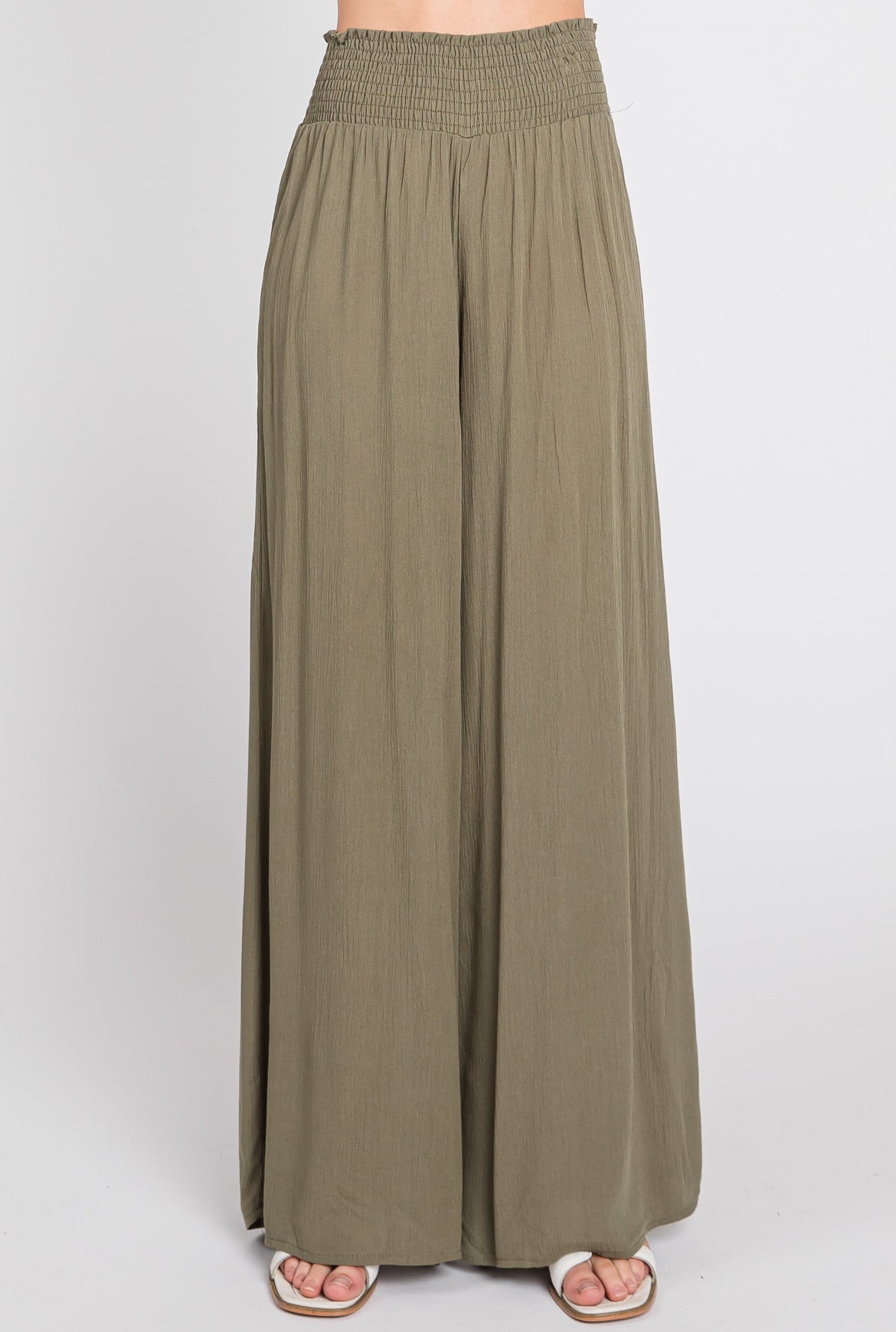 BELLA Olive Wide Leg Pant