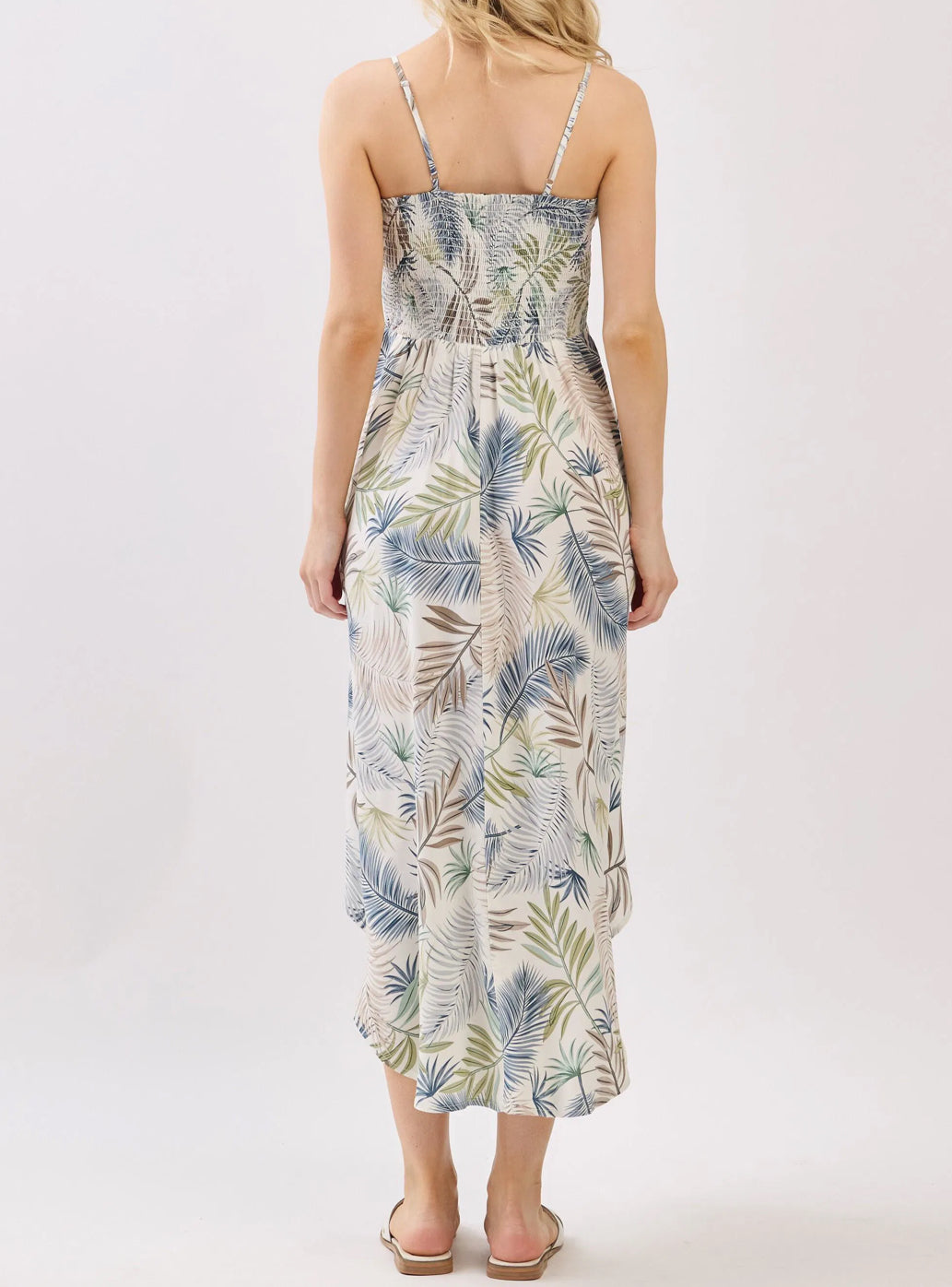 AKALA Blue Leaf Dress