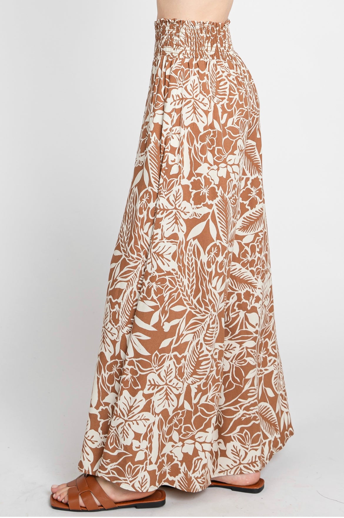 KAHI Amber Floral Pants with Pockets