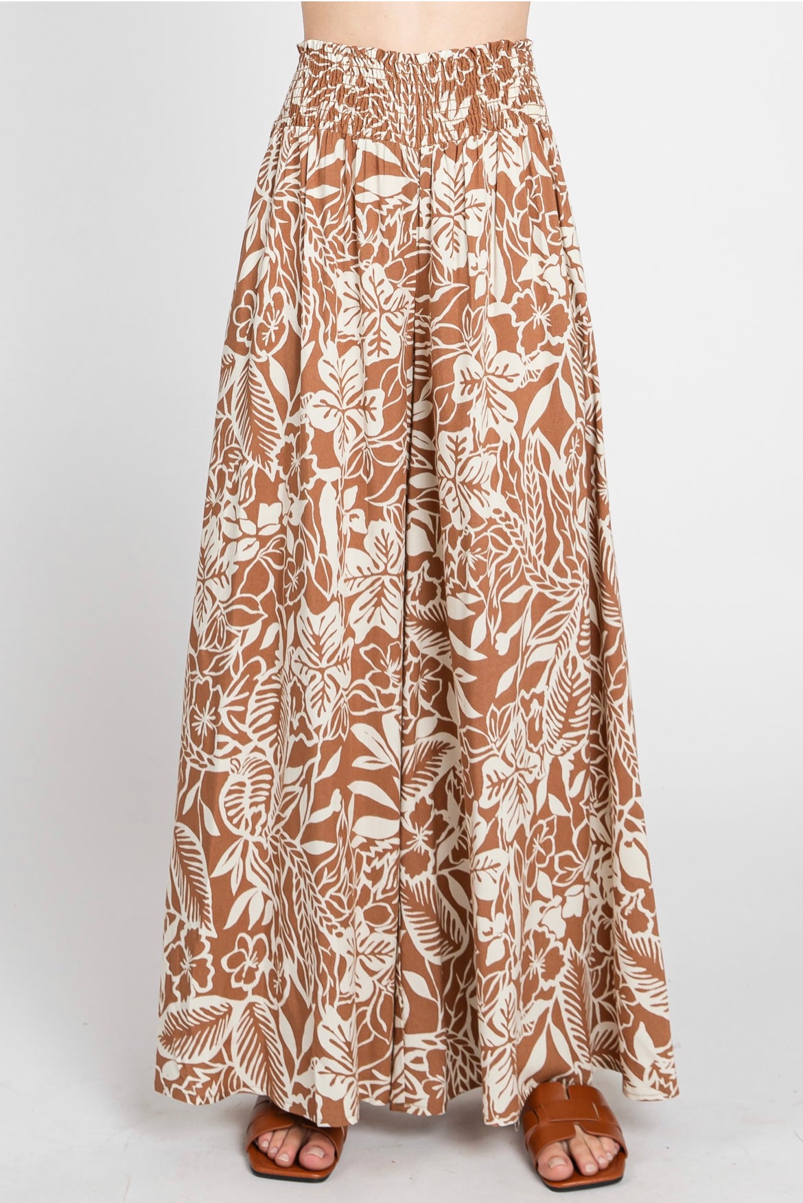 KAHI Amber Floral Pants with Pockets